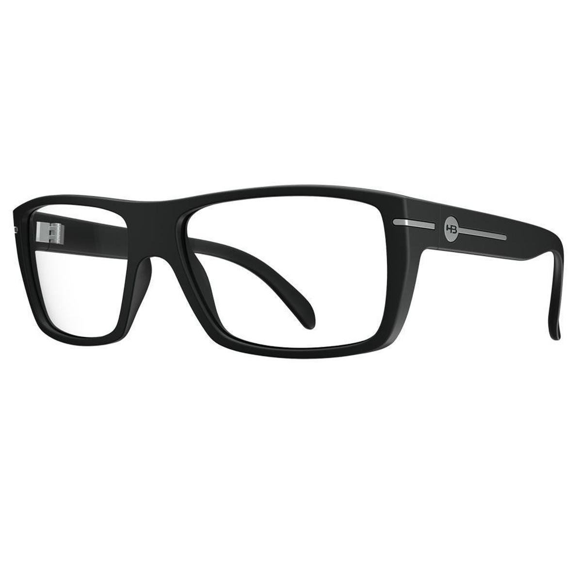 Armação para Óculos de Grau HB Polytech - 57 Preto Fosco Menor preço em Armação para Óculos de Grau HB Polytech - 57 Preto Fosco