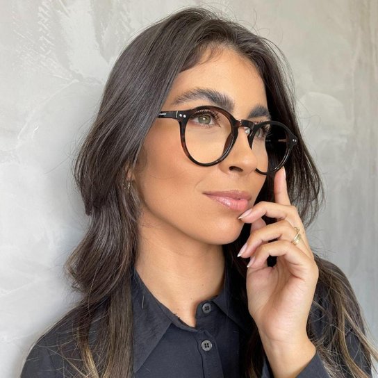 Armação para Óculos de Grau Mackage Unissex Redondo