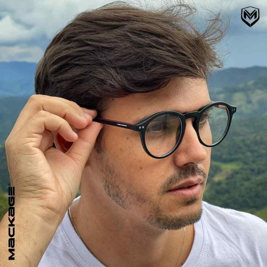 Armação para Óculos de Grau Mackage Unissex Redondo