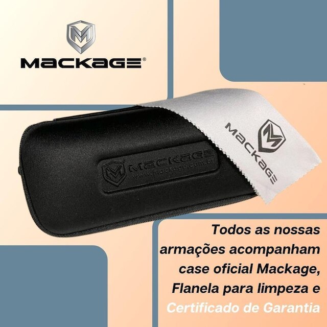 Armação para Óculos Feminino Gateado Oval Cristal Lilás Mackage