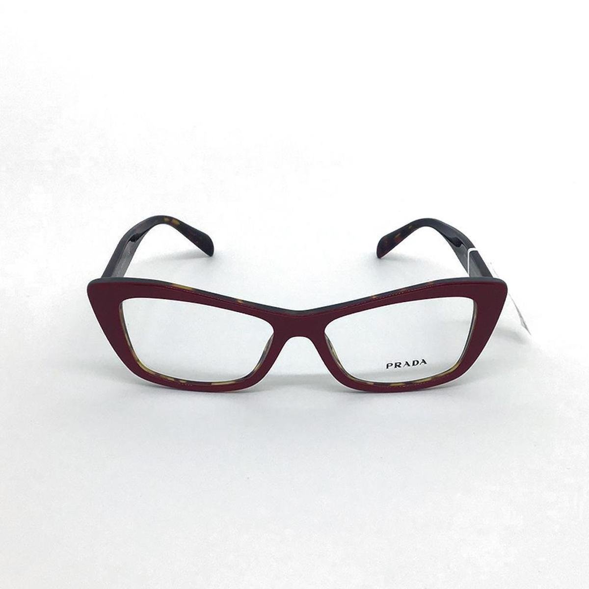 Armação para Óculos Feminino Prada PR-15X-RX - Vermelho Menor preço em Armação para Óculos Feminino Prada PR-15X-RX - Vermelho
