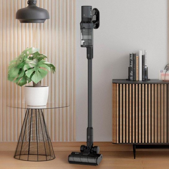 Aspirador de Pó Vertical Sem Fio KABUM! smart Lite, 2 em 1, 500W, Bivolt, 500ml, Preto - KSAV200PT