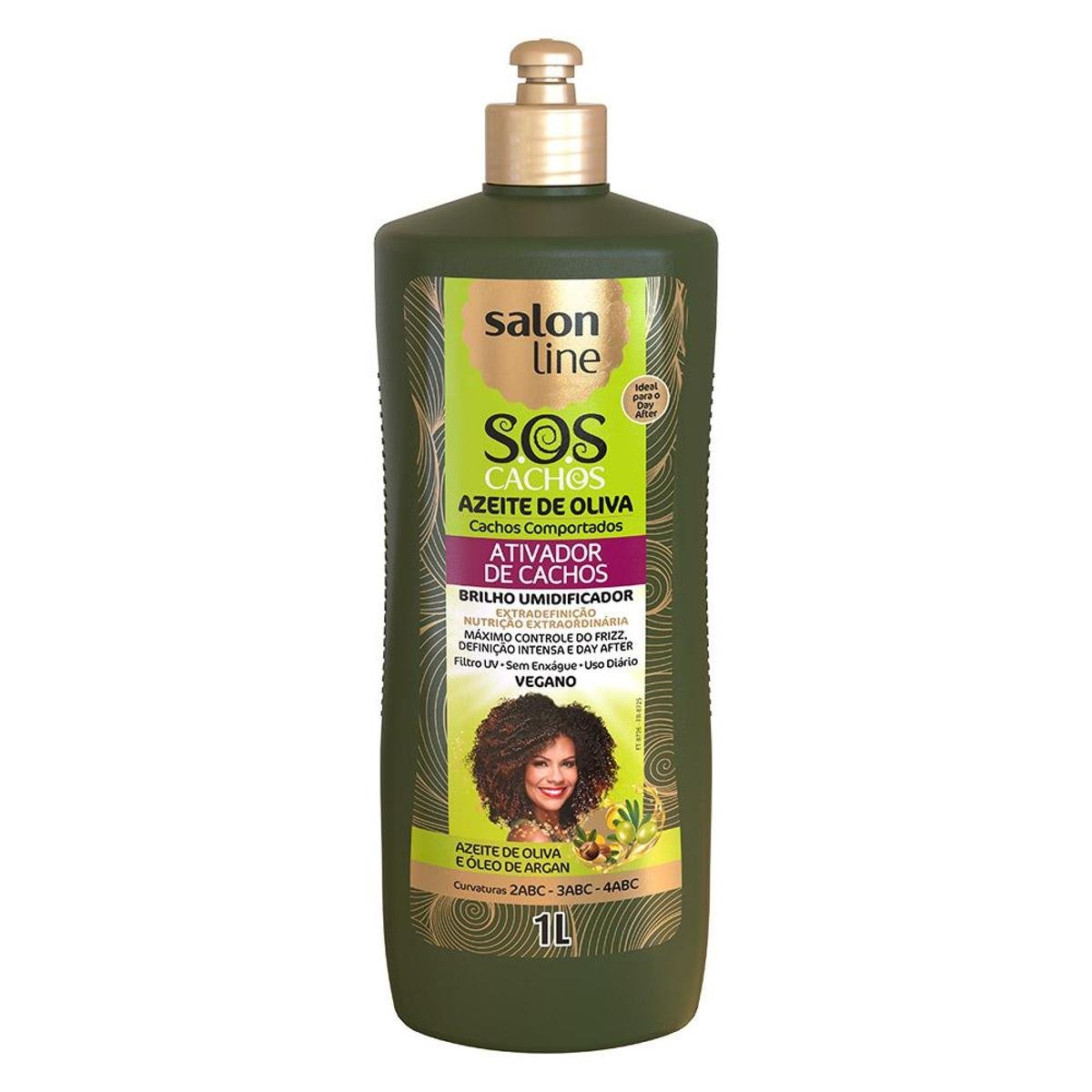Ativador De Cachos Salon Line Sos Azeite De Oliva 1l Incolor Zattini