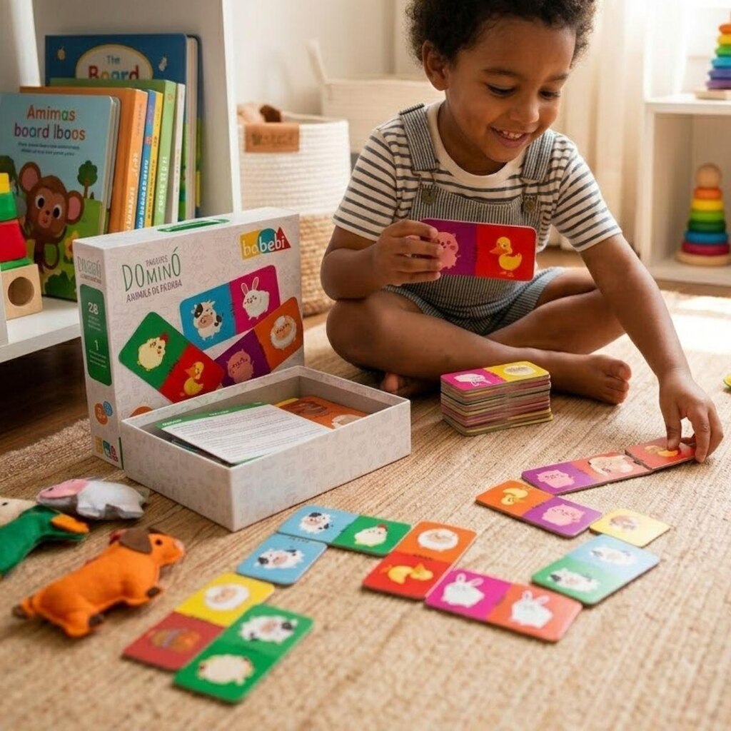 Babebi Super Domino Animais Da Fazenda