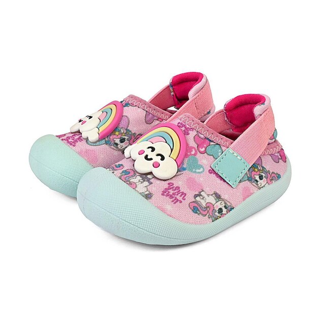 Babuche Esportiva Slip On Bebê Menina Sapatinho Infantil Confortável Rosa Azul Mzkid