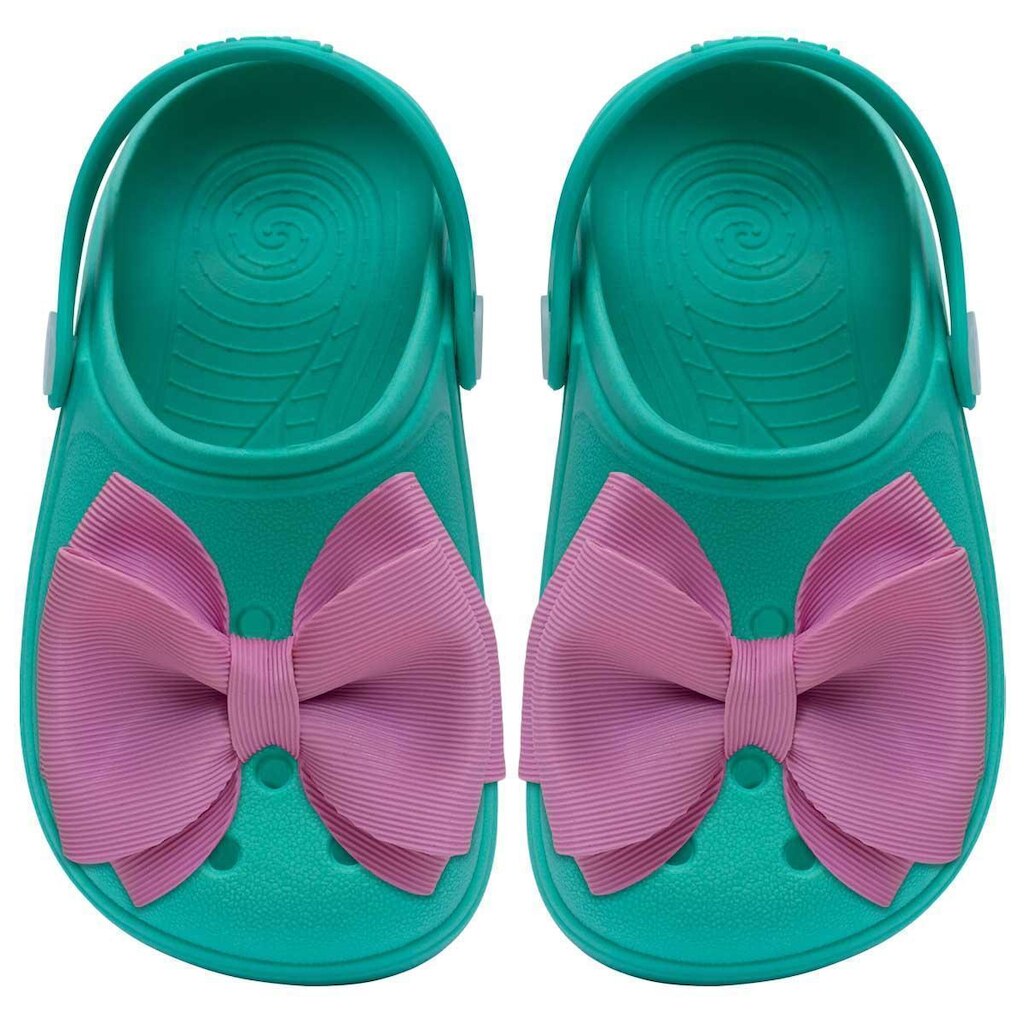 Babuche Feminino Laço Nº19ao36 Sandália Moda Infantil 12.102