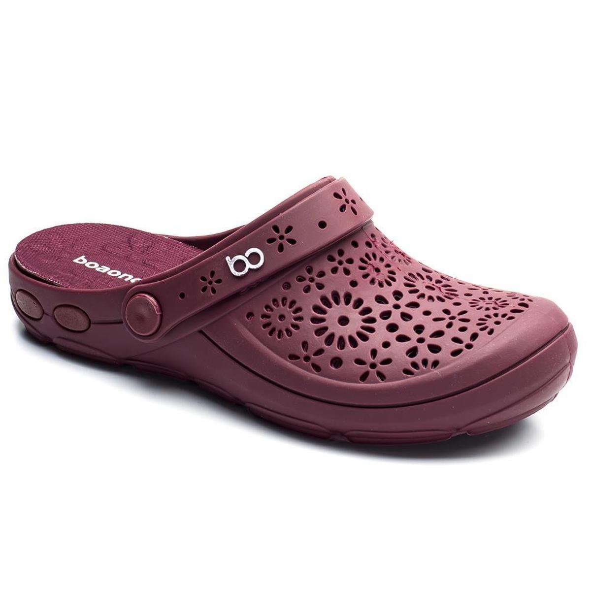 Babuche Feminino Sandália Confortável Calce Fácil Dia a Dia - Roxo Menor preço em Babuche Feminino Sandália Confortável Calce Fácil Dia a Dia - Roxo