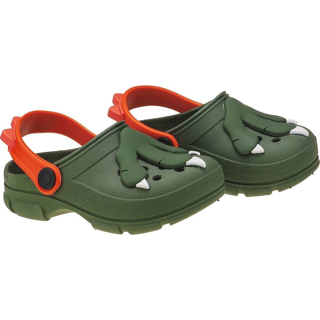 Babuche infantil Kidstep Garra Dino Verde