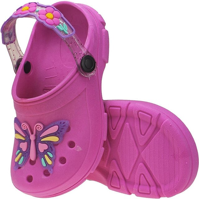 Babuche Infantil Kidstep Pink Borboleta