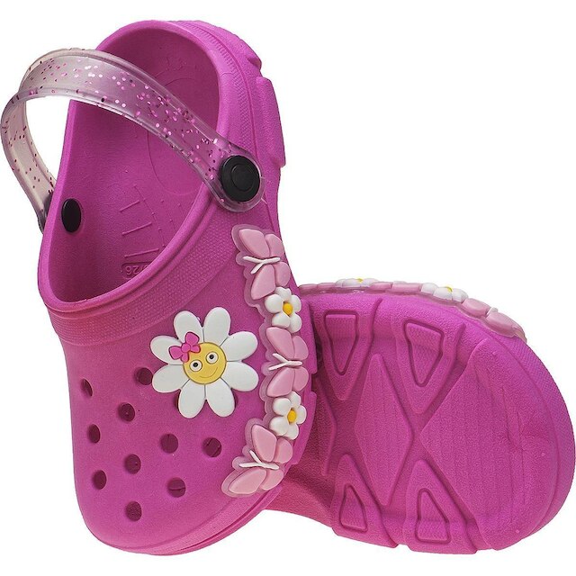 Babuche Infantil Menina Com Aplicação flores