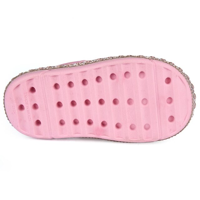 Babuche Infantil Menina Strass Leve Calce Fácil 12.128