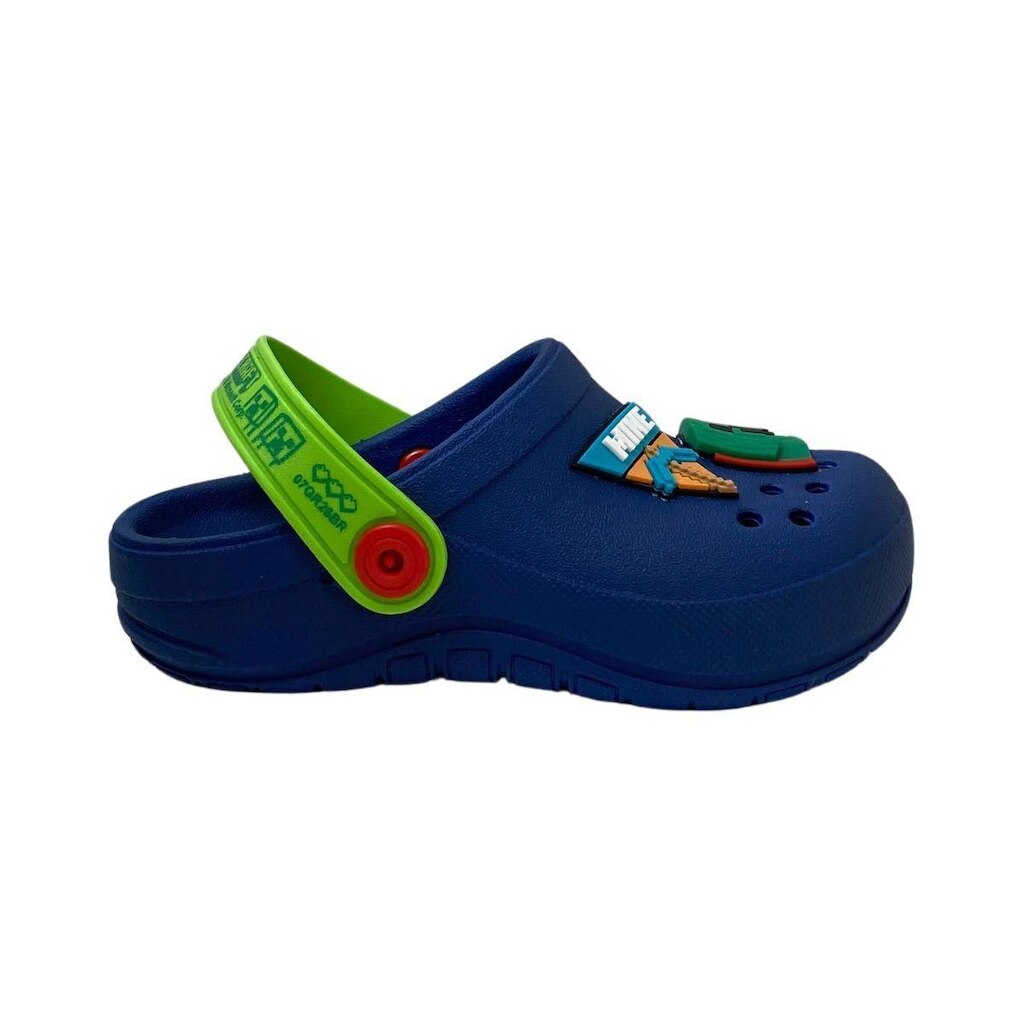 Babuche Minecraft Brave Grendene Kids Infantil Menino 23557 Azul