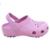 Babuche Profissional SoftWorks Mania Conforto Antiderrapante Trabalho EPI Perfuros EVA BB31 Branco - Rosa