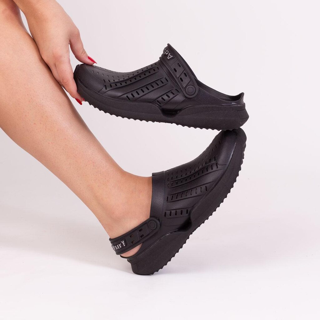 Babuche Sandália Unissex Confortável Black Chinelo Leve