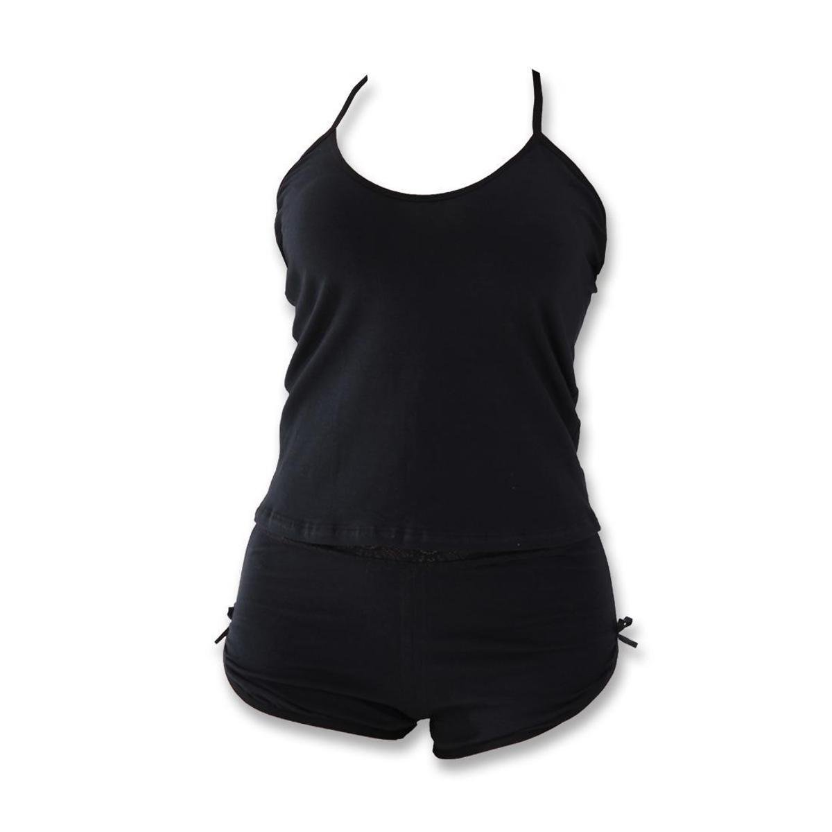 BABY DOLL PARIS ALGODÃO - Preto Menor preço em BABY DOLL PARIS ALGODÃO - Preto