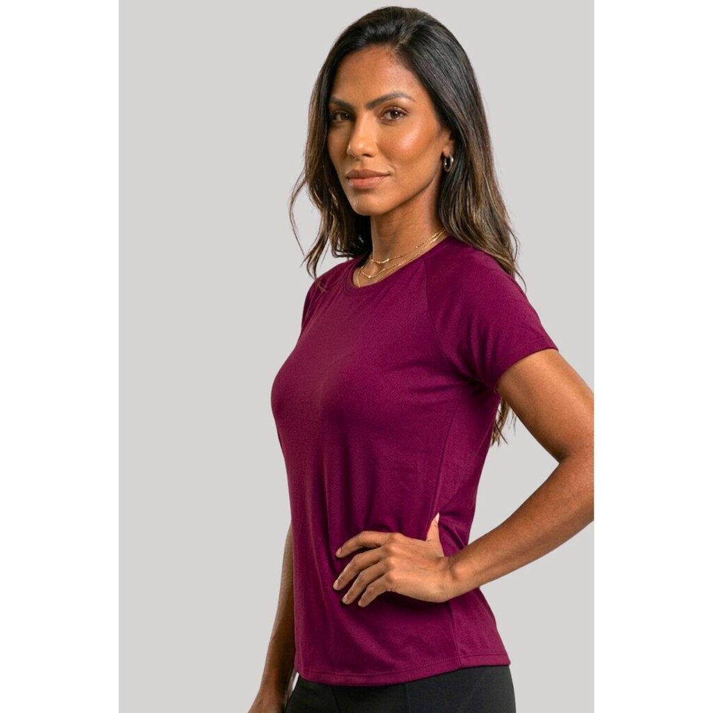 Baby Look Feminina Raglan Ice Curta Esportiva Ultraleve Villa Sports