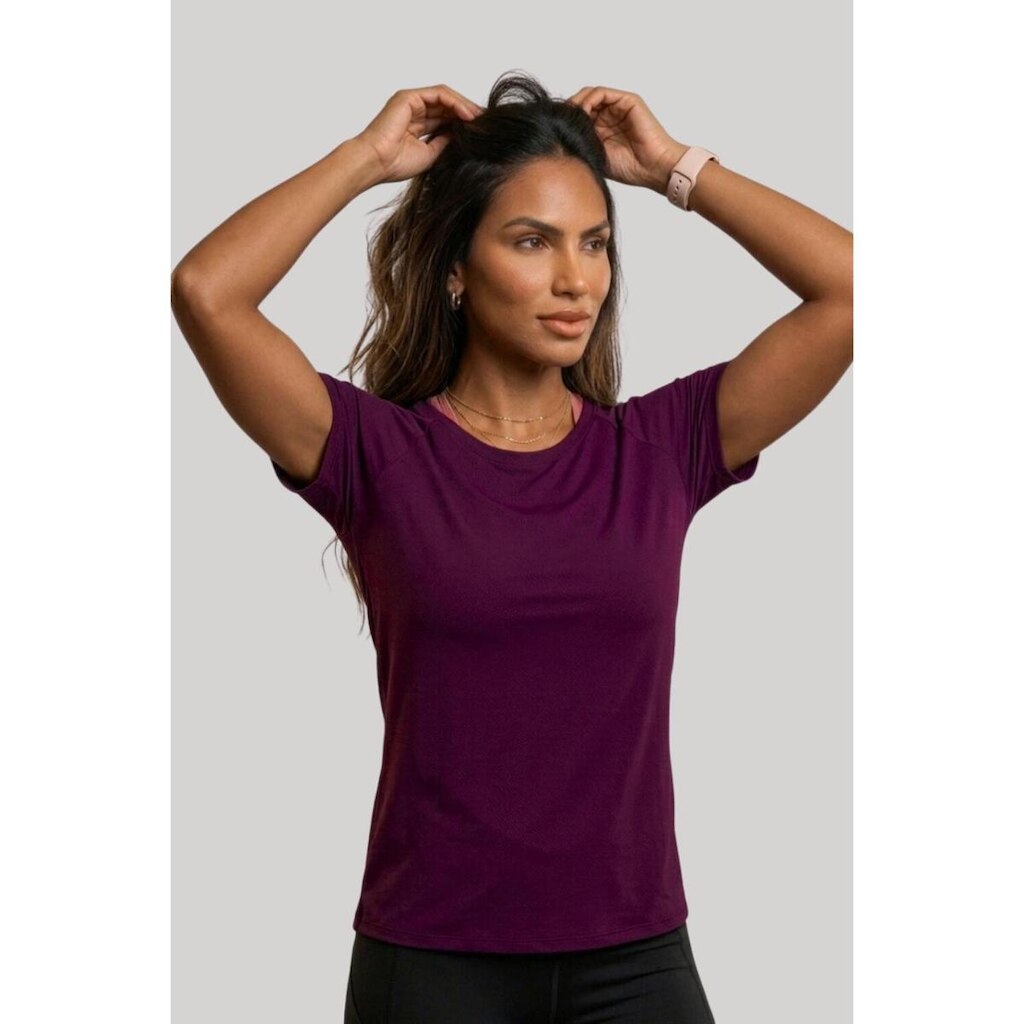 Baby Look Feminina Raglan Ice Curta Esportiva Ultraleve Villa Sports