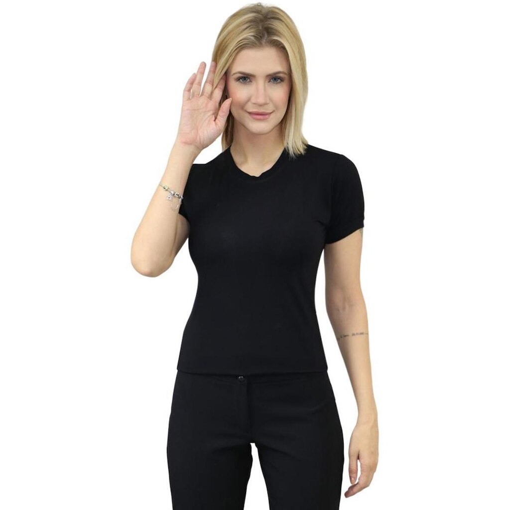 Baby Look Feminina Viscocrepe