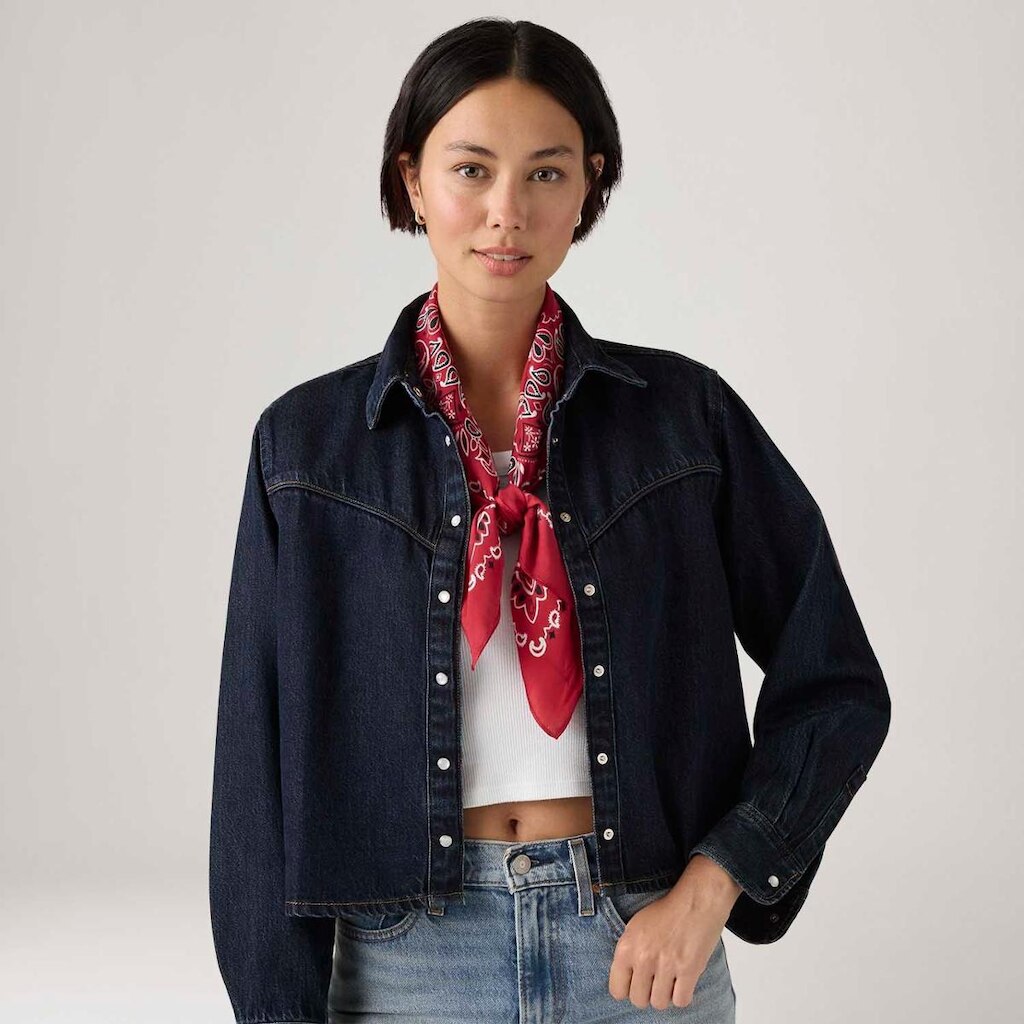 Bandana Levi's Satin Vermelha Feminina