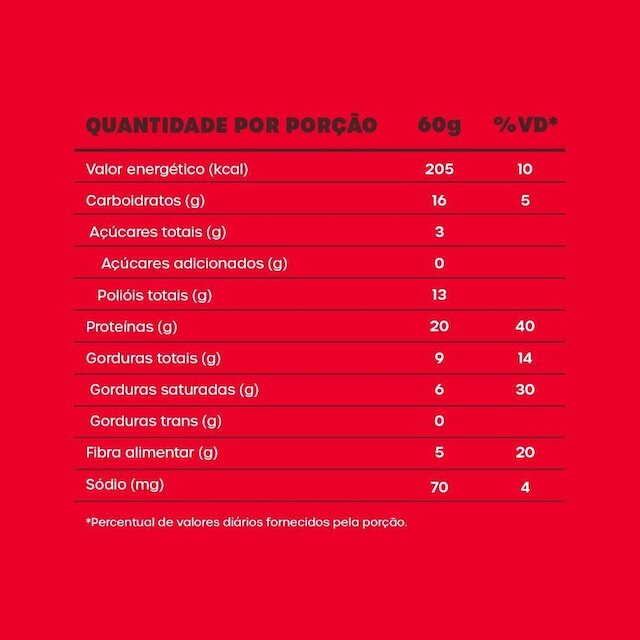 Barra de Proteína BOLD Snacks Bombom Crocante (20g de Proteína) - Caixa com 12 unidades
