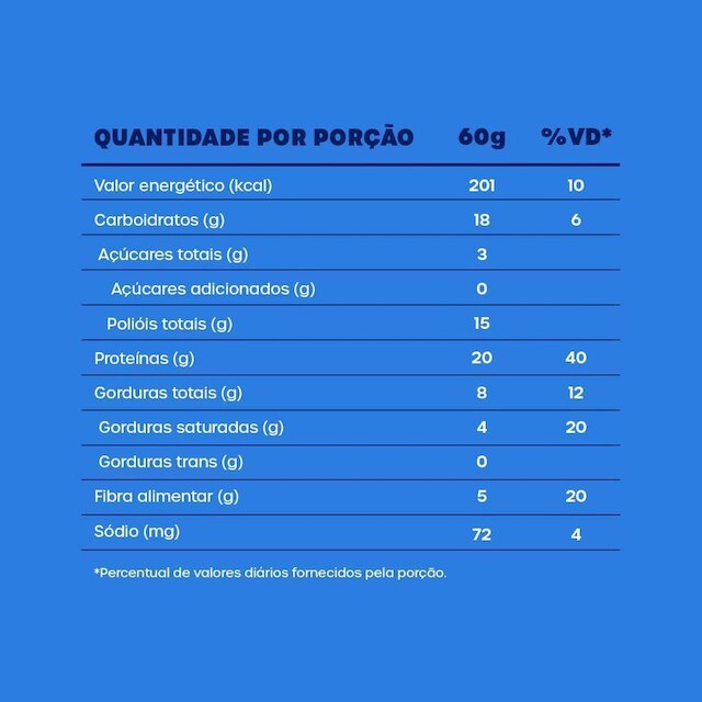 Barra de Proteína BOLD Snacks Cookies & Cream (20g de Proteína) - Caixa com 12 unidades