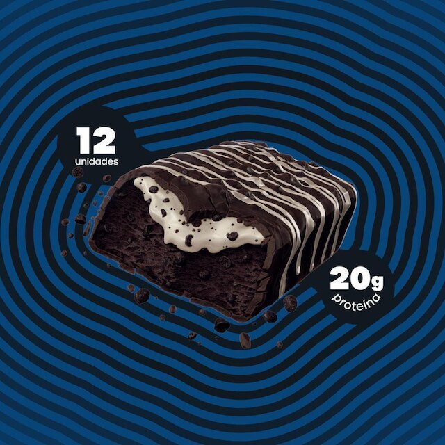 Barra de Proteína BOLD Snacks Cookies Black (20g de Proteína) - Caixa com 12 unidades