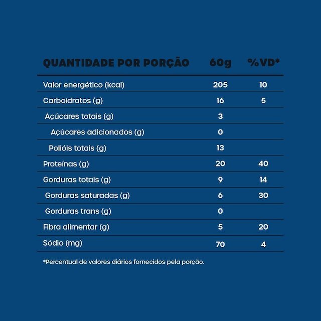 Barra de Proteína BOLD Snacks Cookies Black (20g de Proteína) - Caixa com 12 unidades