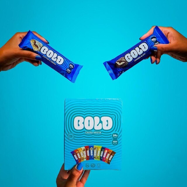 Barra de Proteína BOLD Snacks Mista (20g de Proteína) - Caixa com 12 unidades