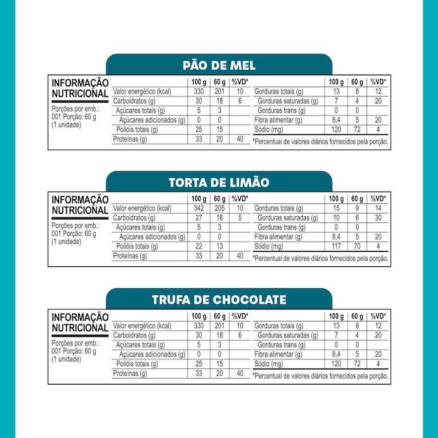 Barra de Proteína BOLD Snacks Mista (20g de Proteína) - Caixa com 12 unidades