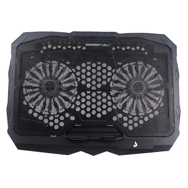 Base com Cooler para Notebook Rise Mode, Galaxy Black X4, LED - RM-CN-04-BB
