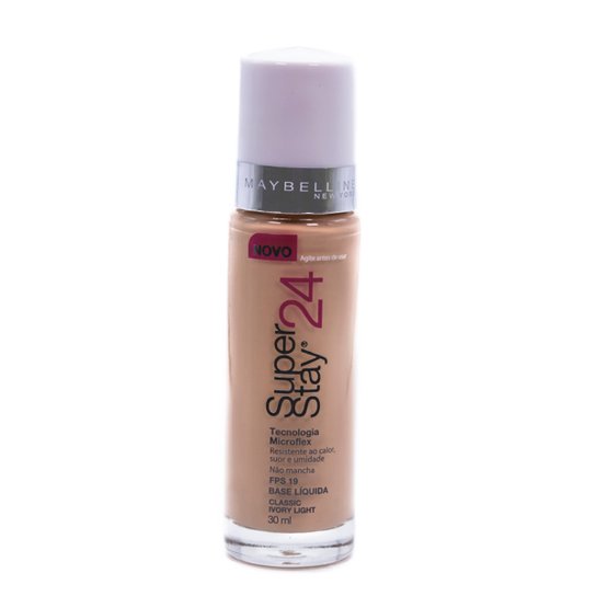 Base de Longa Duração Maybelline Super Stay 24H Cor 30 Classic Ivory Light - Incolor