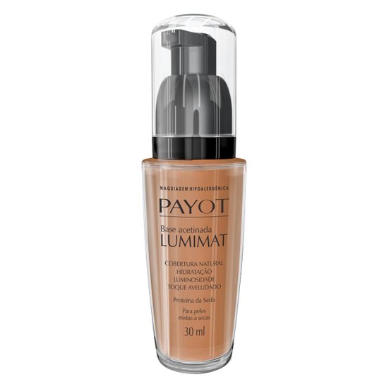 Base Líquida Acetinada Payot - Lumimat Pechee Doree - Incolor