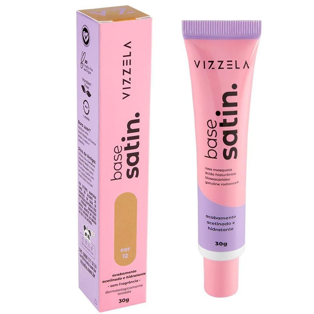 Base Líquida Vizzela Satin 12