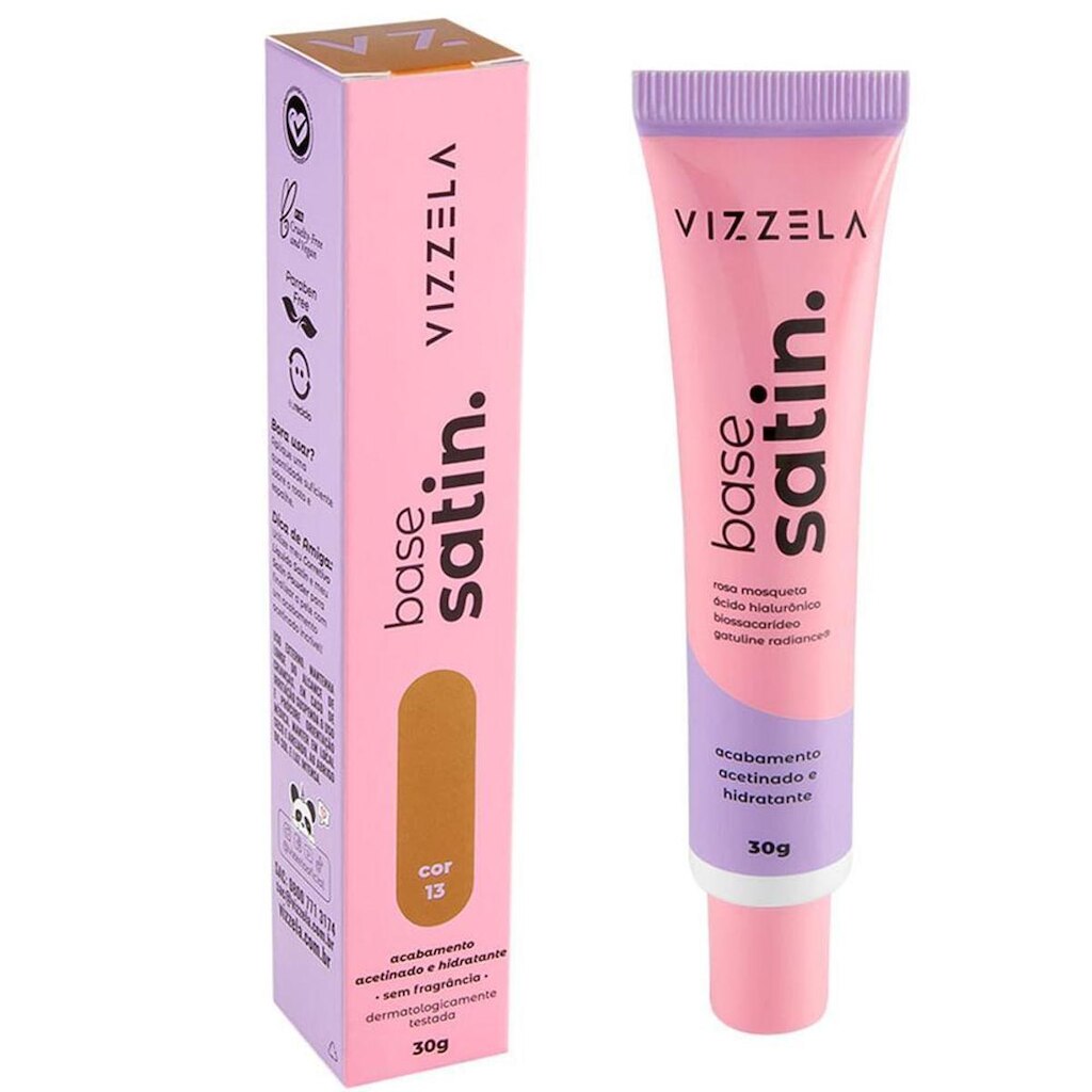 Base Líquida Vizzela Satin 13