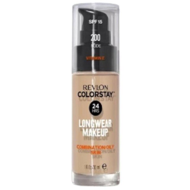 Base Pump Pele Oleosa Nude nº 200 30ml - Revlon