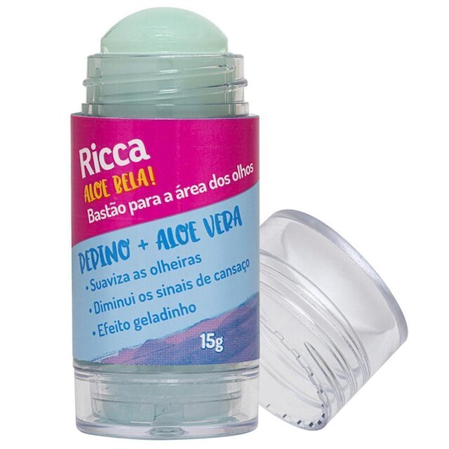 Bastão Para Area Dos Olhos Ricca Aloe Bela 15g 1 Un