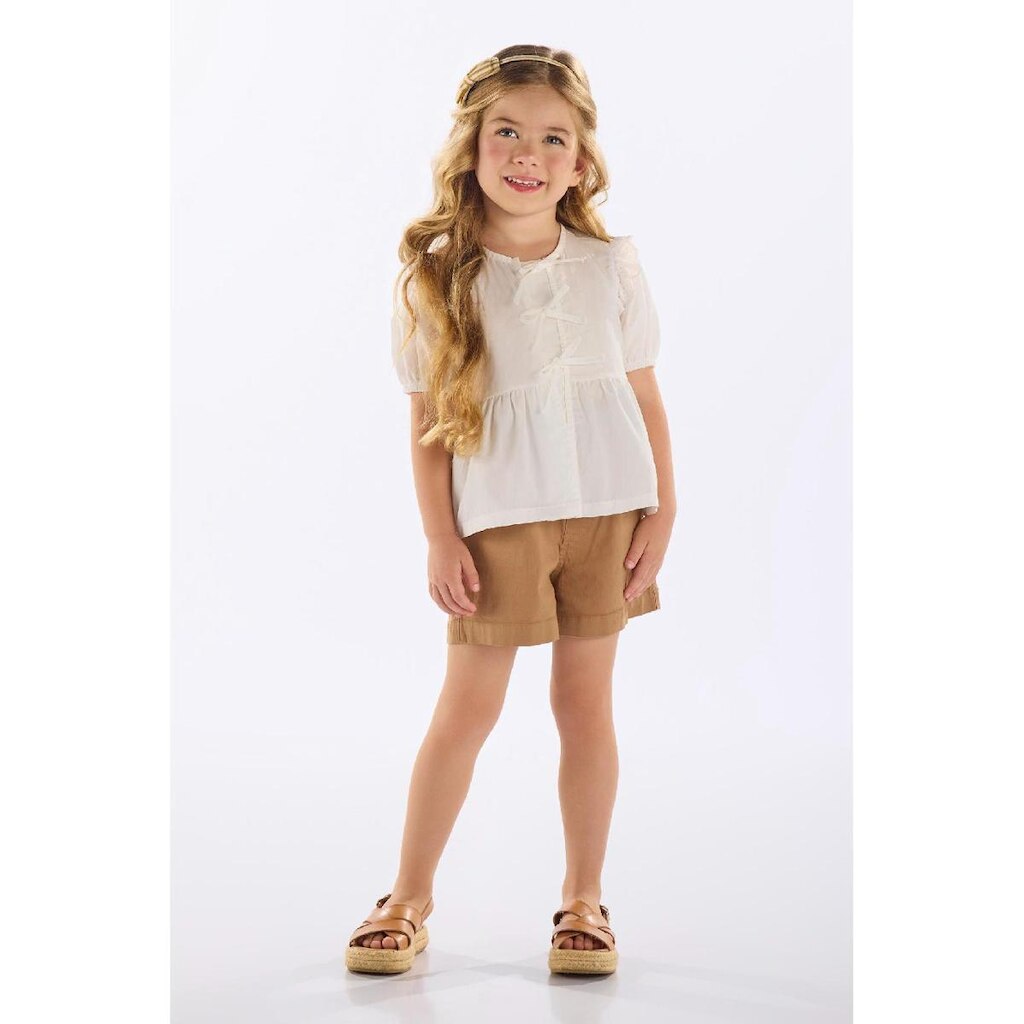 Bata Infantil Feminina em Algodão Up Baby