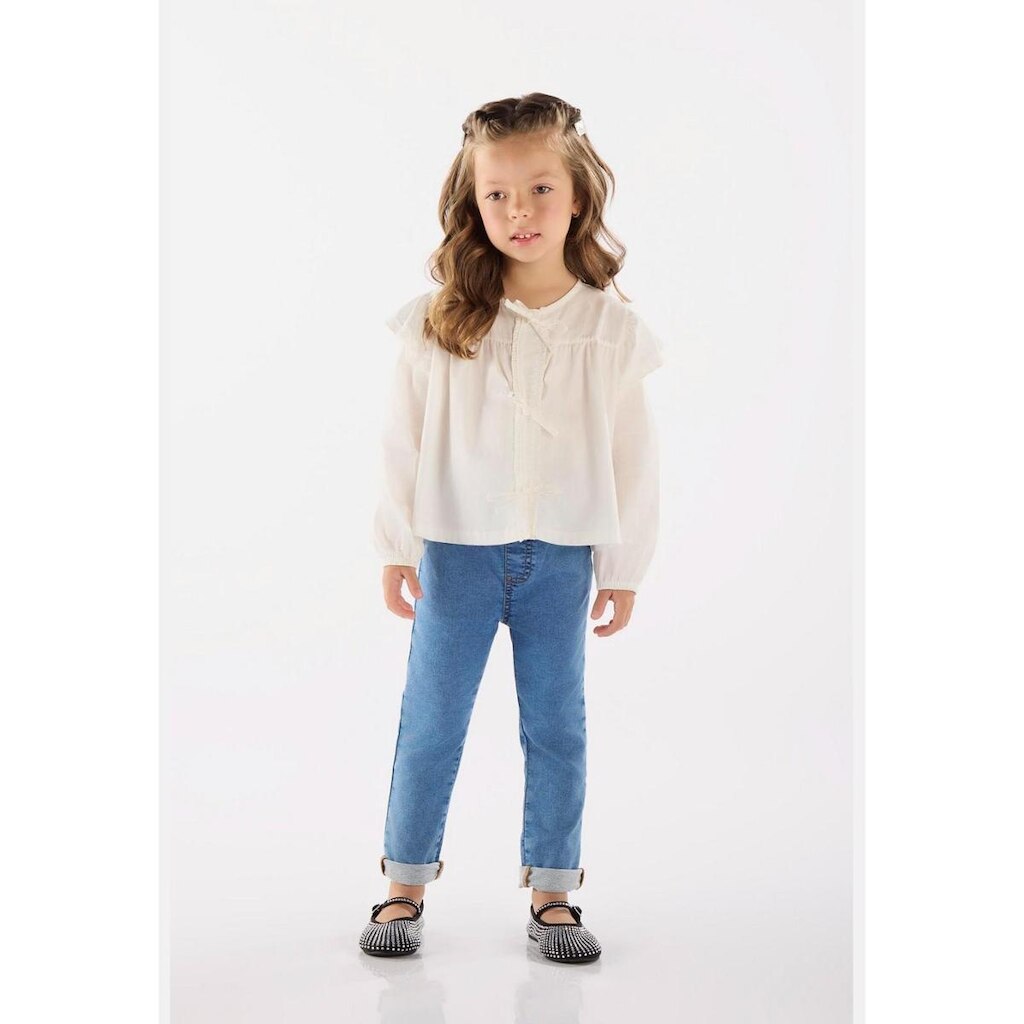 Bata Infantil Feminino em Tricoline Up Baby