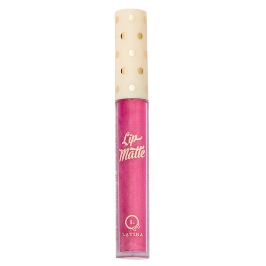 Batom Líquido Latika Lip Matte 4ml Nº 44 Rosa Metálico - Incolor