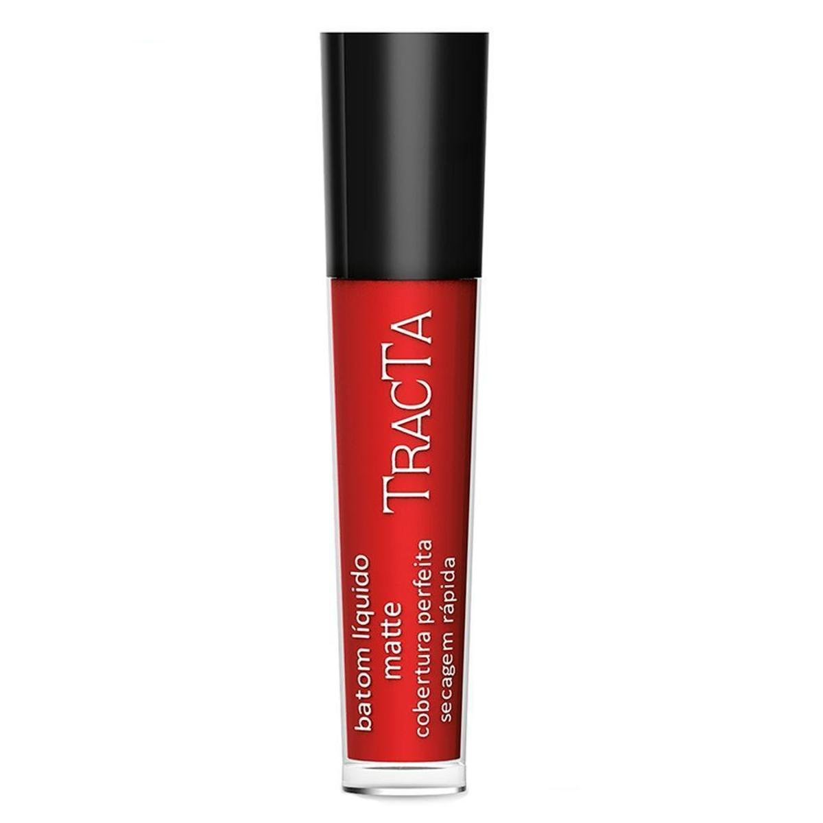 Batom Tracta Líquido Matte Tons de Vermelho 44 - Paixão - Incolor Menor preço em Batom Tracta Líquido Matte Tons de Vermelho 44 - Paixão - Incolor