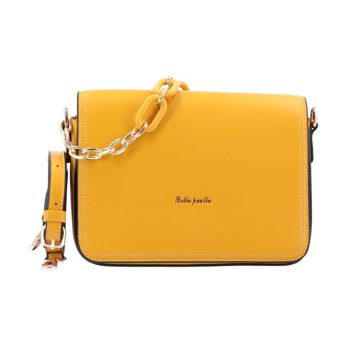 calvin klein yellow crossbody bolsa