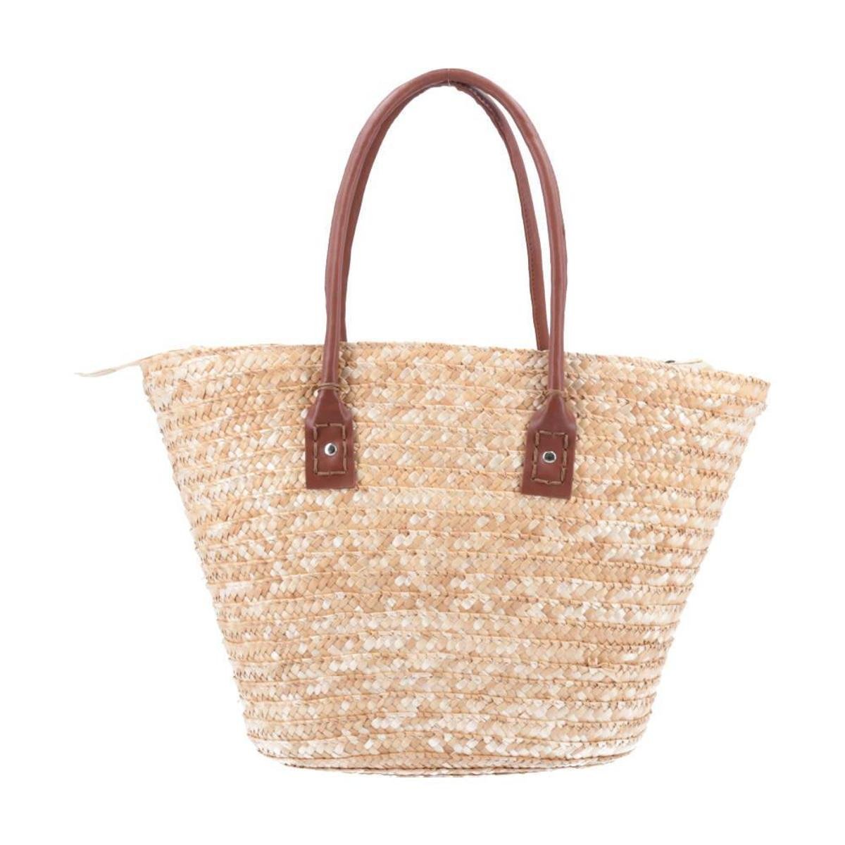 raffia shopper bolsa