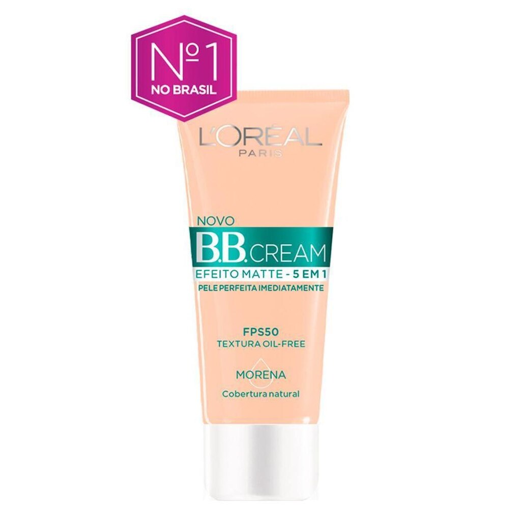 Bb Cream L'Oréal Paris - Efeito Matte 5 Em 1 Fps 50 Dark