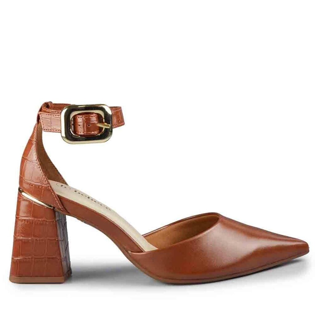 BEBECE Scarpin Bebecê Feminino T7012-024 NP EGEU AVEIA 37