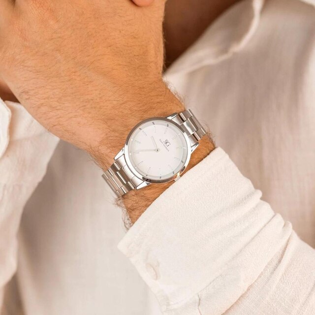 Belmont Silver 40mm