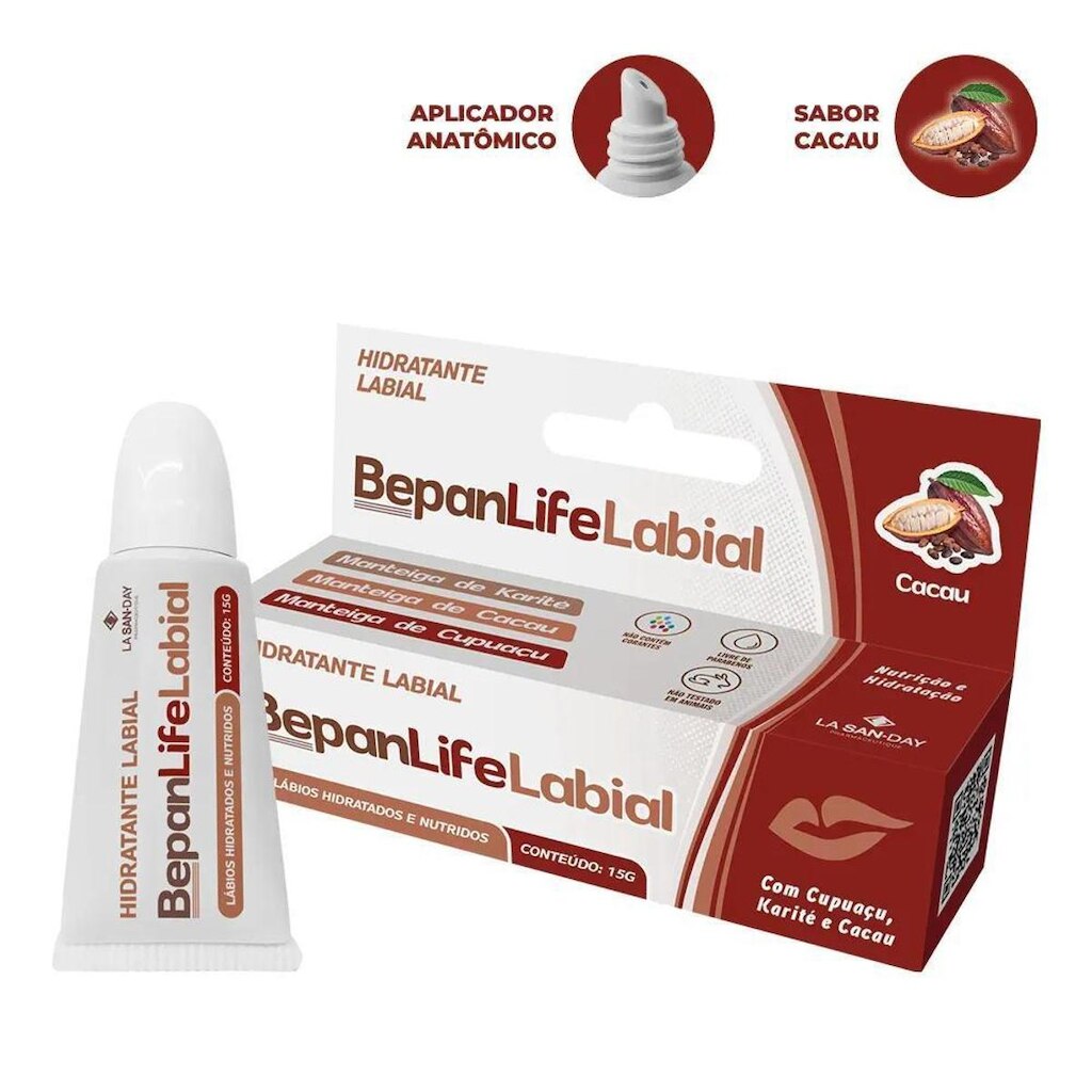 Bepanlife Hidratante Labial Cacau 15g