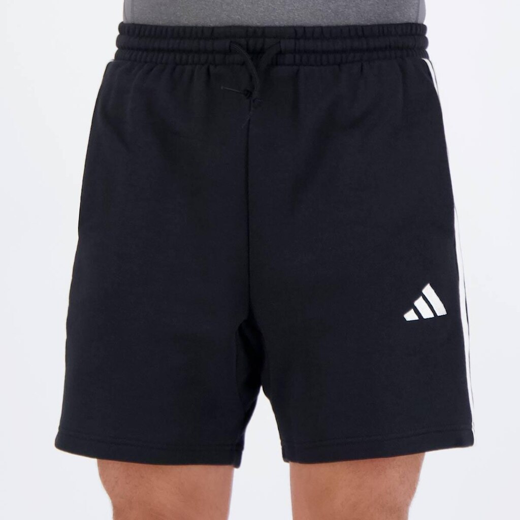 Bermuda Adidas 3S French Terry Preta