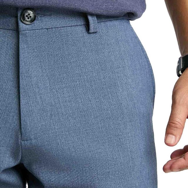 Bermuda Alfaiataria Masculina Docthos Denim Middle Azul 6023