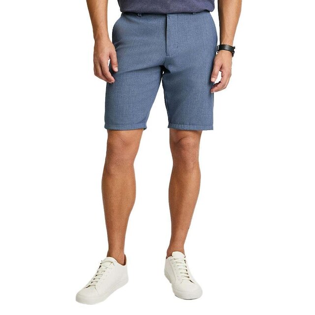 Bermuda Alfaiataria Masculina Docthos Denim Middle Azul 6023