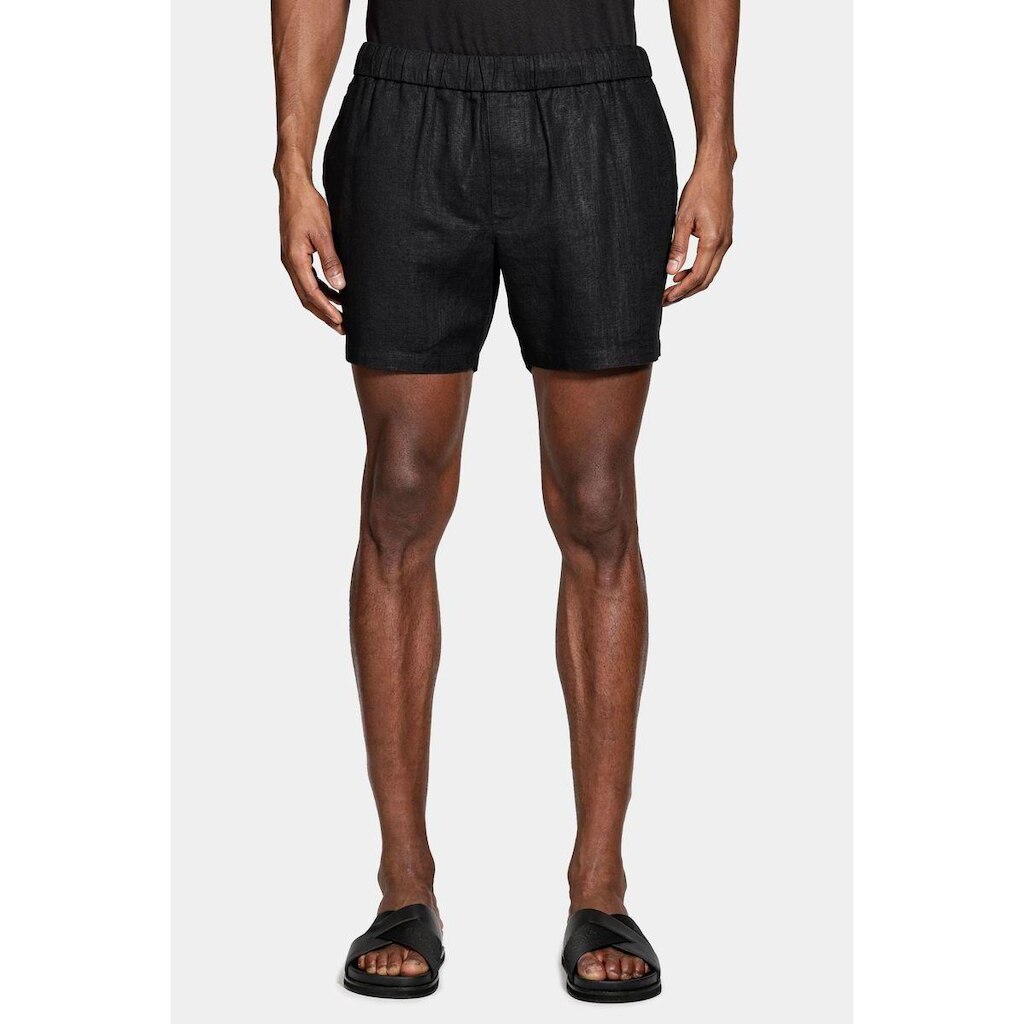 Bermuda Aramis Algodão Com Elastico Rústica Preto